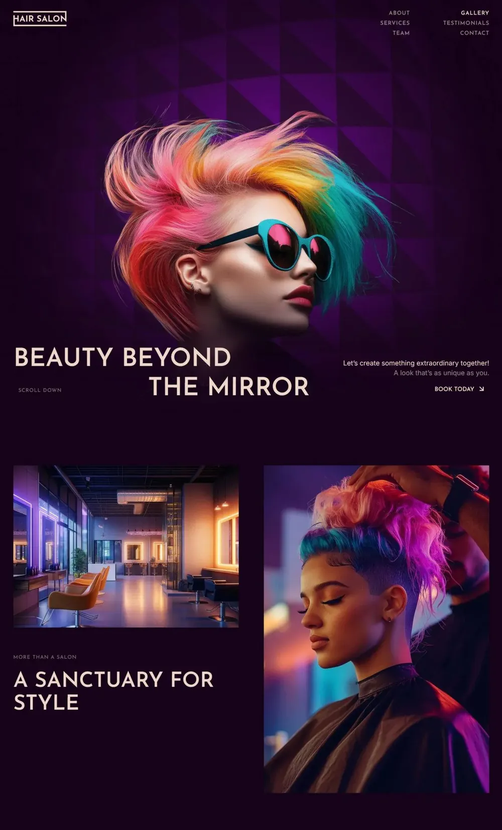 Beauty Beyond the Mirror website